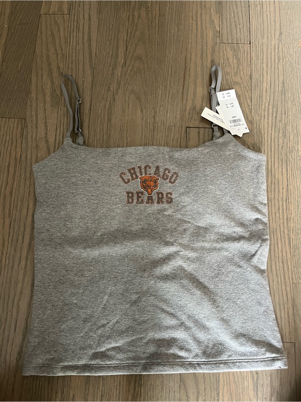 Abercrombie & Fitch Gray Chicago Bears Logo Camisole